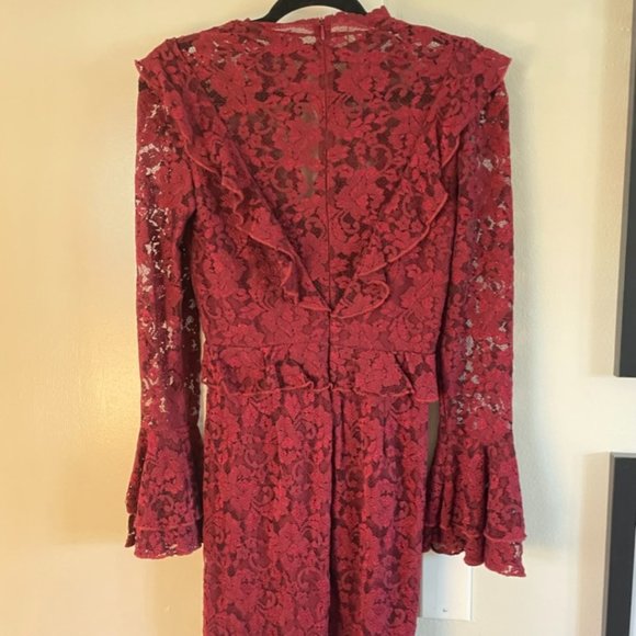 Free People X Saylor Devin Lace Mini Dress - Picture 4 of 6